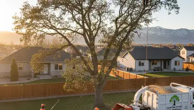 Professional tree removal service in Ogden UT safely clearing trees and debris