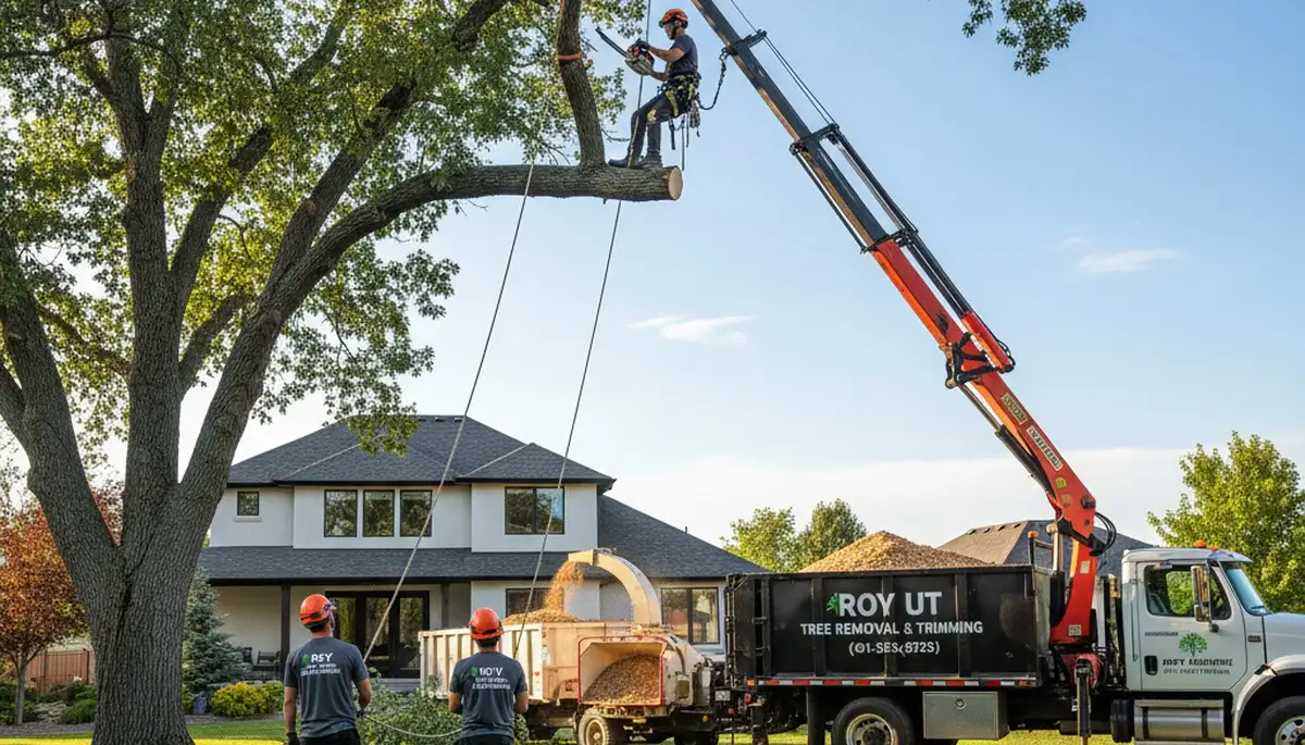 Professional tree removal service in Ogden, Utah by certified local arborists