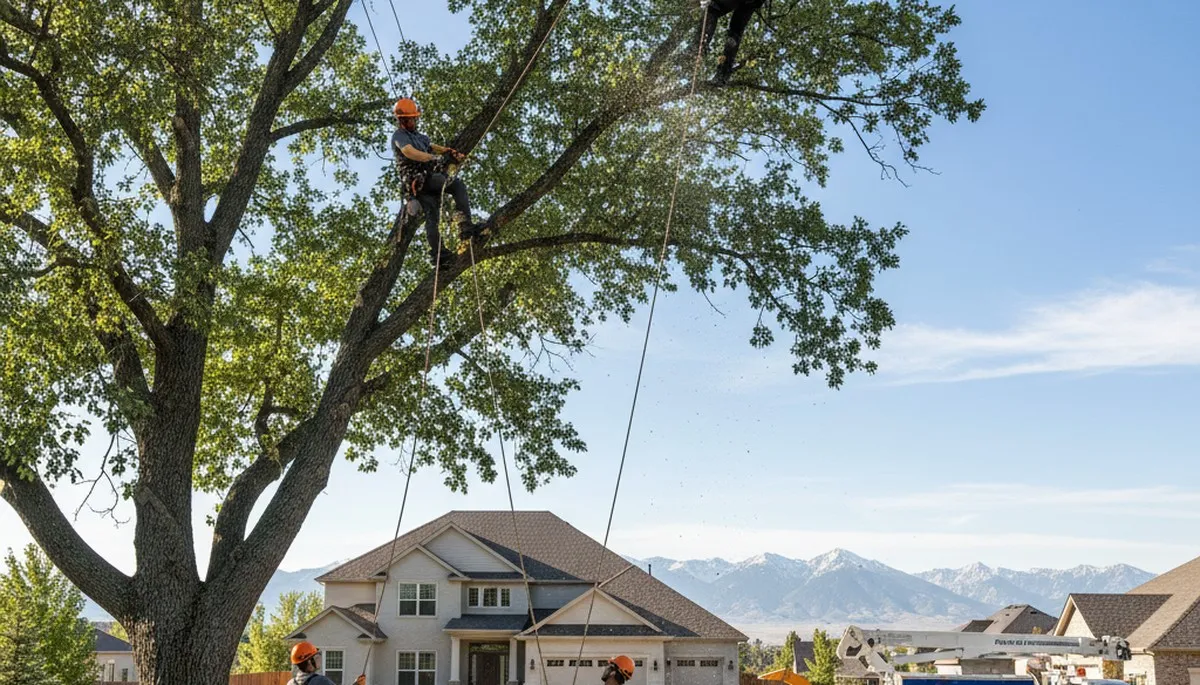 Professional tree removal service in Ogden, Utah by certified arborists