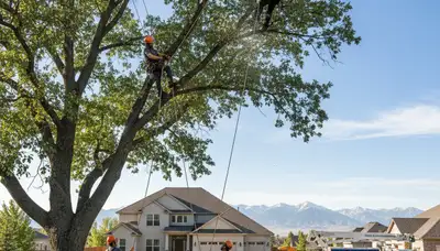 Professional tree removal service in Ogden, Utah by certified arborists
